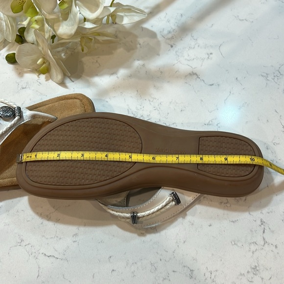 Minnetonka Leather Silverthorne Thong Sandals Size 10 - Picture 14 of 15